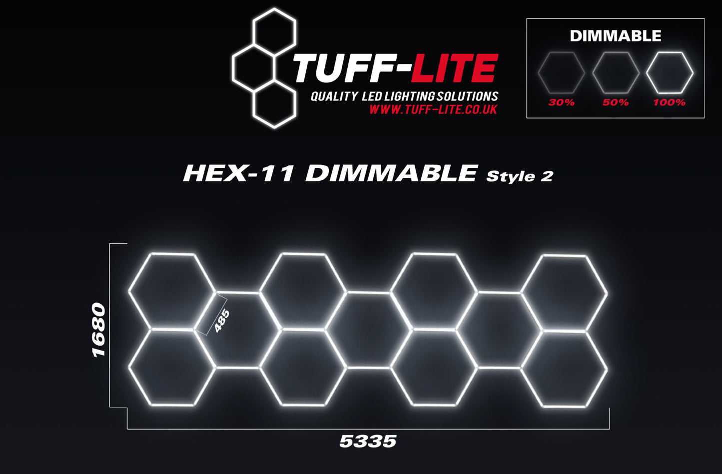 Tuff-Lite Tuff-Hex11 Dimmable